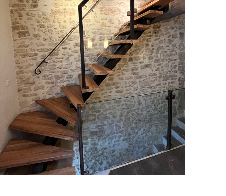 escalier-acier-bois